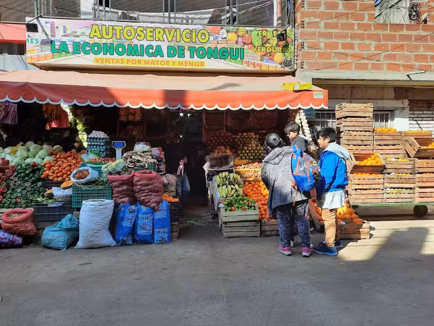 Frutas y verduras la economica de tongui