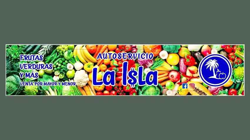 Frutas y verduras LA ISLA autoservicio