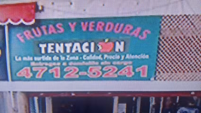 Frutas y verduras Tentaci&oacute;n