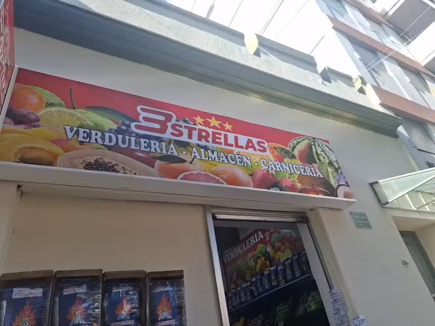 VERDULERIA &ndash; ALMACEN &ndash; CARNICERIA 3STRELLAS
